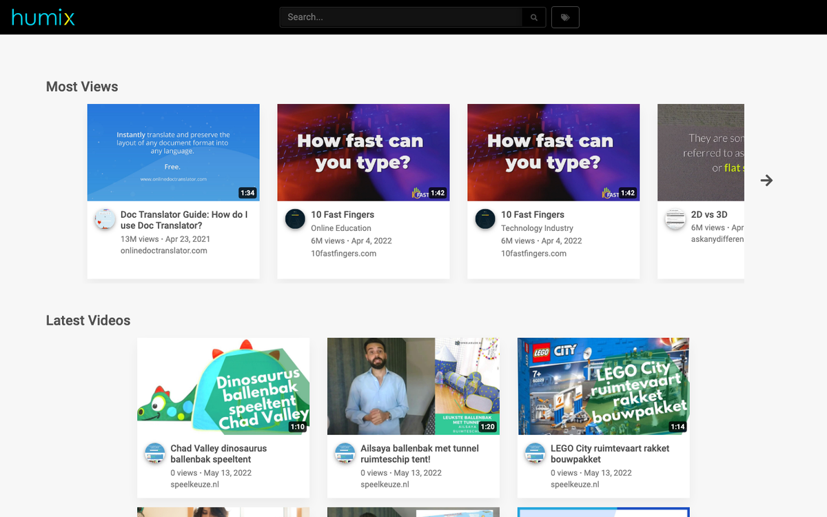 'Video thumbnail for test upload for playlists'
